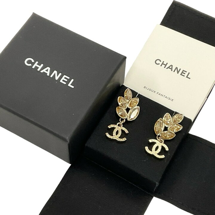 楽天市場】シャネル CHANEL ピアス イヤリング ゴールド ココマーク  