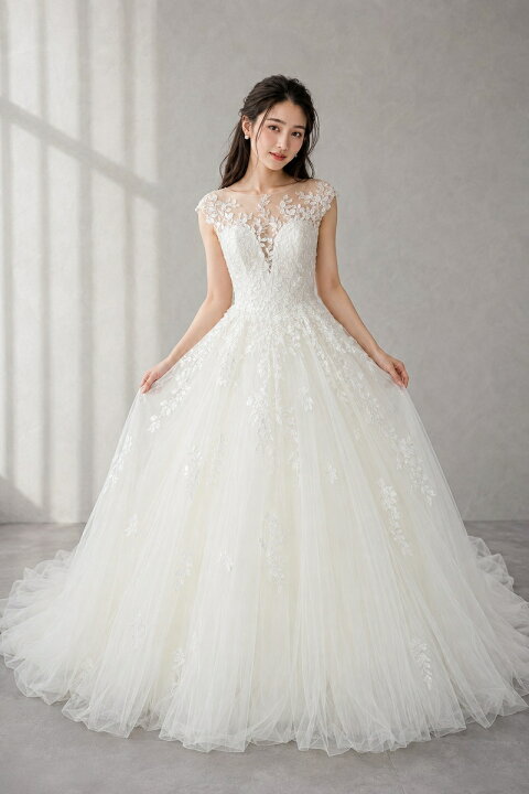 楽天市場】プロノビアス PRONOVIAS Barbara バーバラ プリンセスライン 