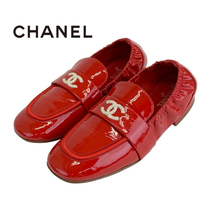 楽天市場】シャネル CHANEL ローファー 革靴 靴 シューズ パテント 