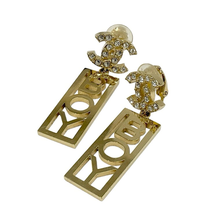 楽天市場】シャネル CHANEL ピアス イヤリング ゴールド ココマーク  