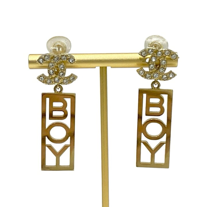 楽天市場】シャネル CHANEL ピアス イヤリング ゴールド ココマーク  