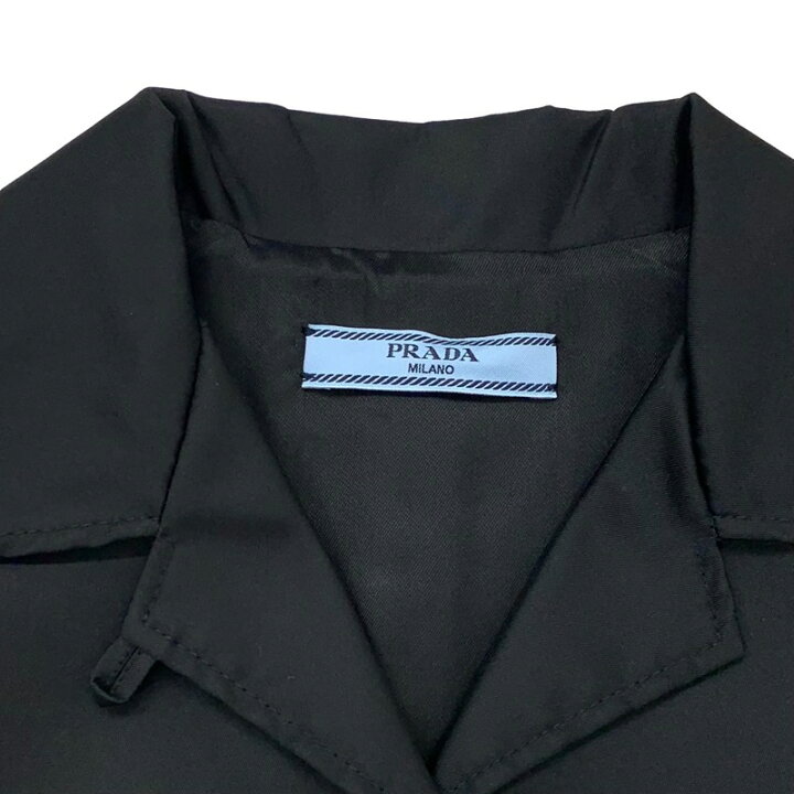 楽天市場】プラダ PRADA ワンピース シャツワンピース RE-NYLON ロゴ 