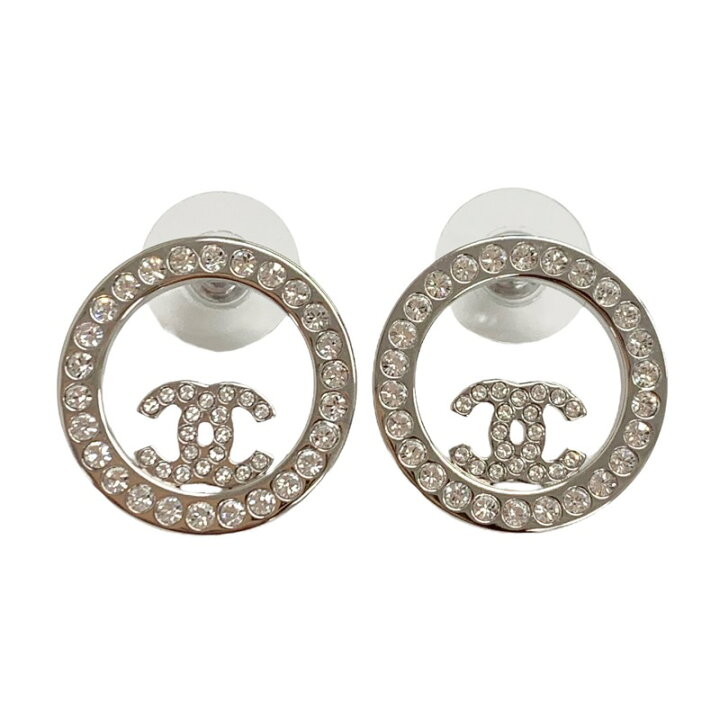 楽天市場】シャネル CHANEL ピアス イヤリング シルバー ココマーク 