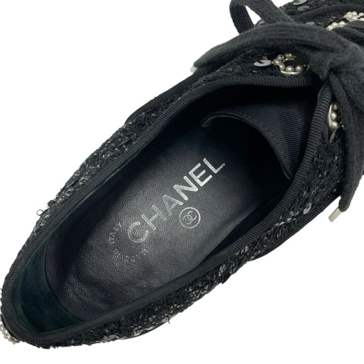 楽天市場】シャネル CHANEL スニーカー 靴 シューズ ファブリック 