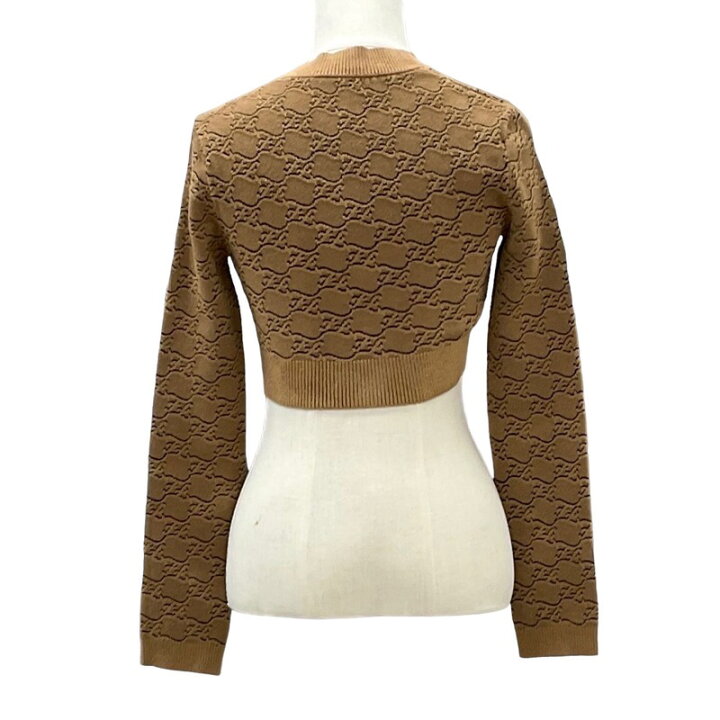 楽天市場】フェンディ FENDI トップス ブラウン ブラック カーディガン  