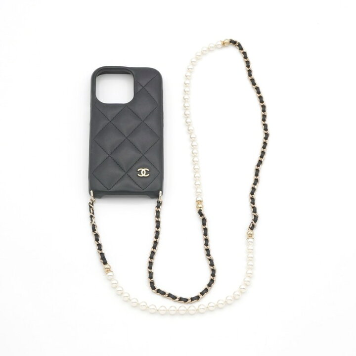楽天市場】シャネル CHANEL 携帯・スマホアクセサリー ブラック 