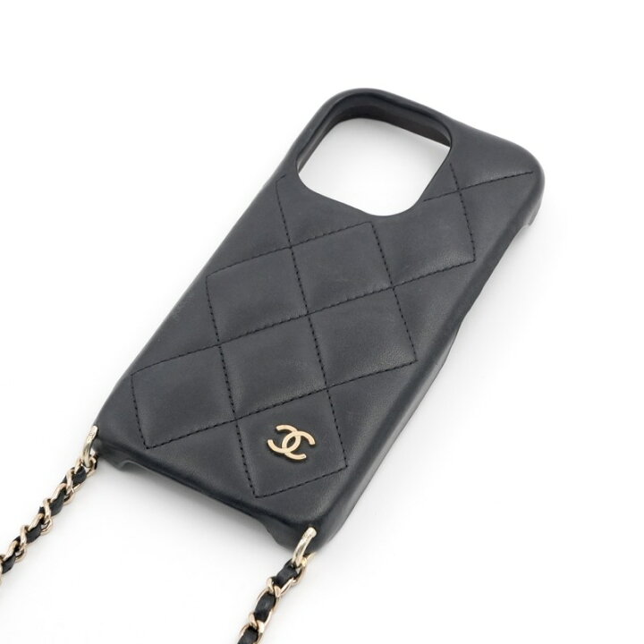 楽天市場】シャネル CHANEL 携帯・スマホアクセサリー ブラック 