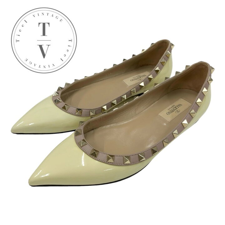 valentino フラットシューズ パンプス パテント