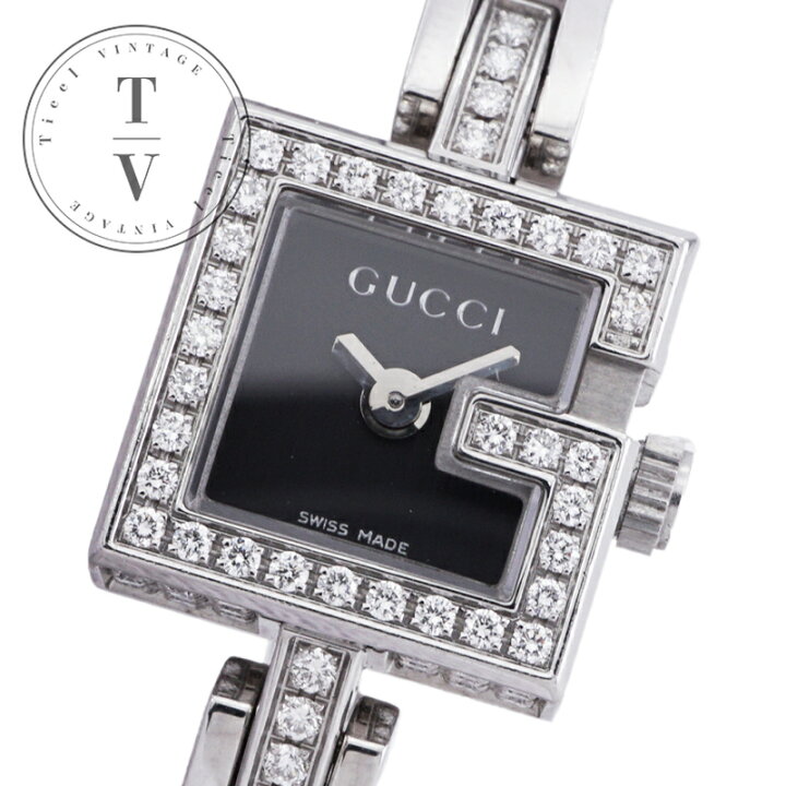 GUCCI グッチ時計腕時計ブラックGロゴ - 腕時計(クォーツ)