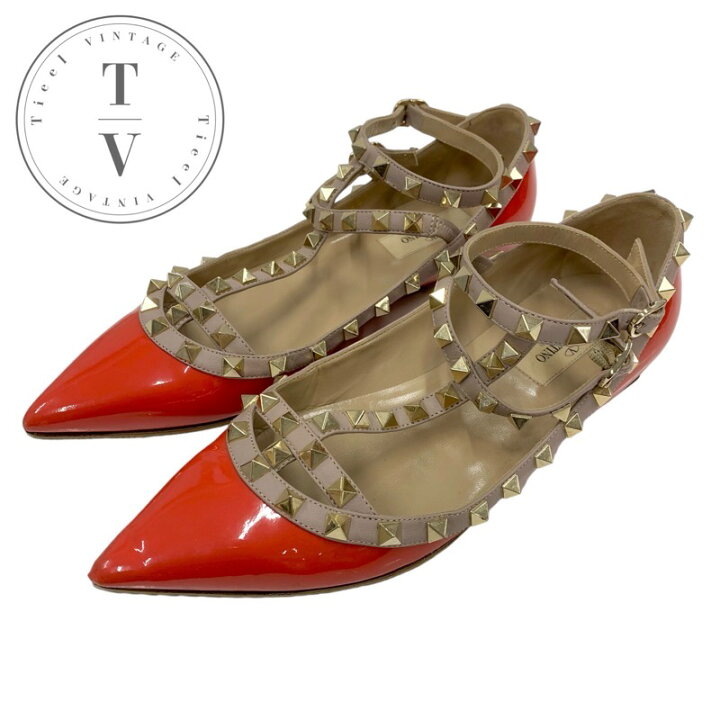 valentino フラットシューズ パンプス パテント