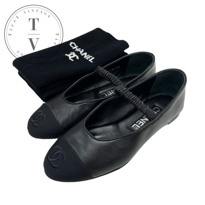 楽天市場】シャネル CHANEL フラットシューズ 靴 シューズ レザー  