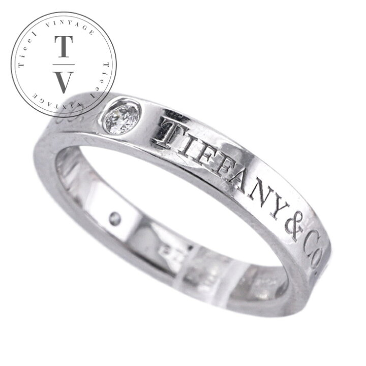 楽天市場】ティファニー TIFFANY&Co. バンドリング フラットバンド  