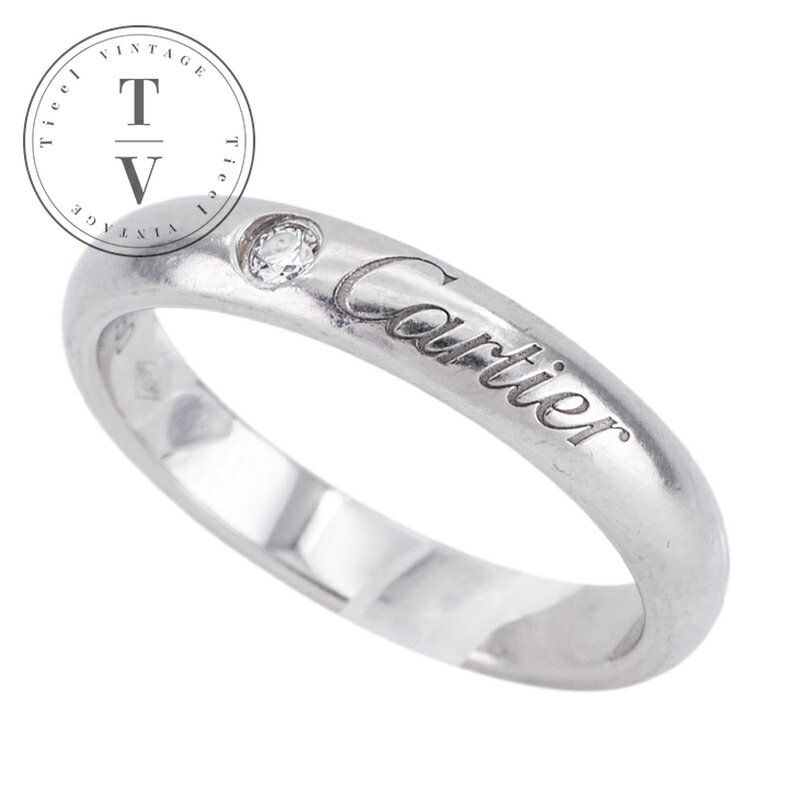 カルティエ Cartier Cドゥカルティエ C ドゥ カルティエ ウェディング リング リング 指輪 Pt950 シルバー 結婚指輪 マリッジリング ダイヤリング プラチナ