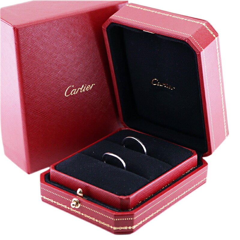 カルティエ Cartier バレリーナ ウェディング リング バレリーナ カーブ BALLERINE WEDDING BAND リング 指輪 Pt950 シルバー ダイヤリング 結婚指輪 マリッジリング ペア