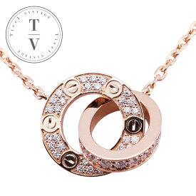 カルティエ Cartier Love necklace ラブ ネックレス ペンダント チョーカー ピンクゴールド　ダイヤモンド　ペンダント