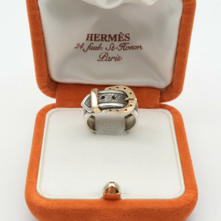 楽天市場】エルメス HERMES リング 指輪 750/925 シルバー 銀  