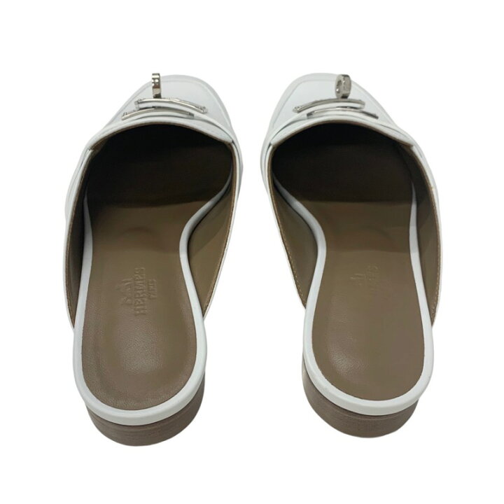 楽天市場】エルメス HERMES オズ フラットシューズ 靴 シューズ レザー  