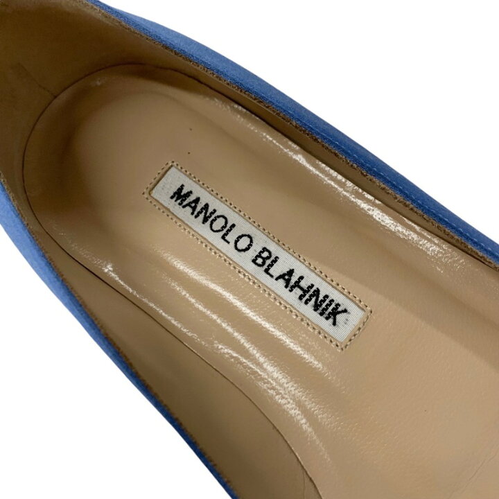 楽天市場】マノロブラニク MANOLO BLAHNIK ハンギシ フラットシューズ  