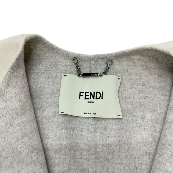 楽天市場】フェンディ FENDI アウター カシミヤ ホワイト ピンク 