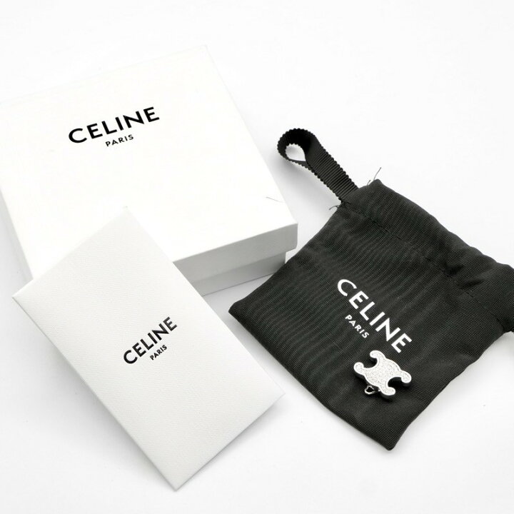 楽天市場】セリーヌ CELINE ヘアアクセサリー シルバー トリオンフ 