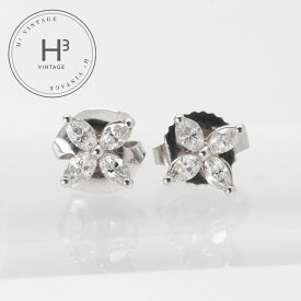 ティファニー TIFFANY&Co. ダイヤピアス ダイヤピアス ビクトリア ピアス イヤリング Pt950 シルバー プラチナ　イヤリング　ダイヤモンド