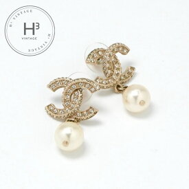 シャネル CHANEL ピアス イヤリング ゴールド ココマーク ラインストーン