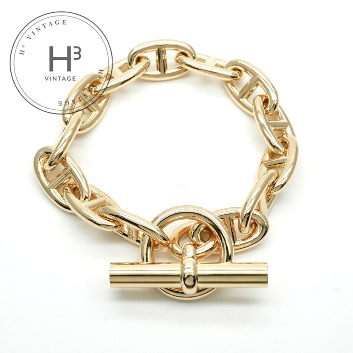 楽天市場】エルメス HERMES シェーヌダンクル ブレスレット バングル 
