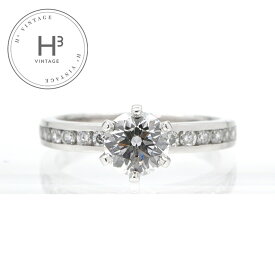 ティファニー TIFFANY&Co. エンゲージメント リング チャネル セット ダイヤモンド バンド プラチナ ハーフエタニティ ハーフサークル ティファニー　ソリテール　チャネルセッティング