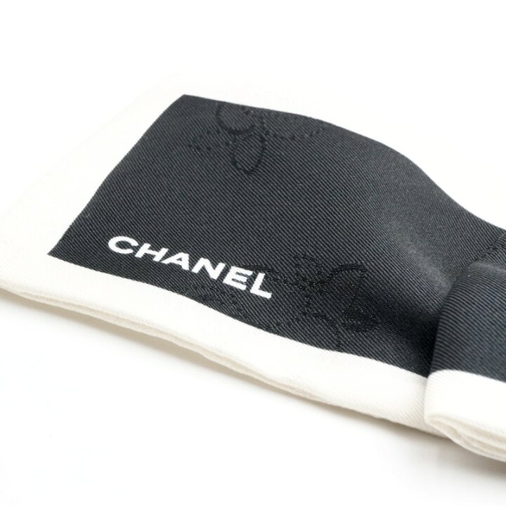 楽天市場】シャネル CHANEL ヘアアクセサリー シルク ブラック 