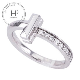 ティファニー TIFFANY&Co. T ワン リング Tワン ナローリング ティファニー T リング 指輪 750WG シルバー ホワイトゴールド