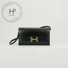 エルメス HERMES コンスタンスロングトゥーゴー コンスタンスロング トゥーゴー 財布 長財布 ロングウォレット ボックスカーフ ノワール noir ブラック black 黒 ゴールド金具
