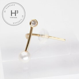 ヒロタカ Hirotaka ピアス イヤリング K18 イエローゴールド ダイヤモンド　イヤリング　イエローゴールド