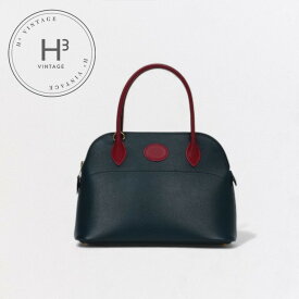 エルメス HERMES ボリード27 ボリード 27 バッグ トートバッグ ショルダーバッグ クシュベル ブルーインディゴ Blue Indigo レッド Red ネイビー Navy 紺 赤 ゴールド金具 ハンドバッグ 2Way