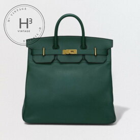 エルメス HERMES オータクロア40 オータクロア 40 バッグ トートバッグ アルデンヌ グリーン Green 緑 ゴールド金具 ハンドバッグ