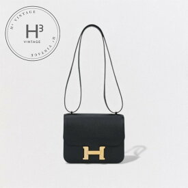 エルメス HERMES コンスタンス3 ミニ18 コンスタンス 3 ミニ18 バッグ ショルダーバッグ エプソン ノワール Noir ブラック Black 黒 ゴールド金具 コンスタンスミニ コンスタンス18