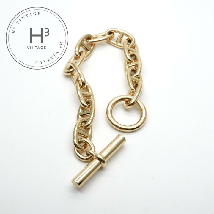 楽天市場】エルメス HERMES シェーヌダンクル ブレスレット バングル 