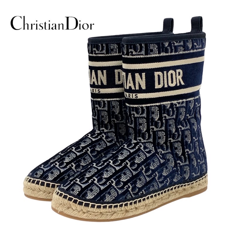 楽天市場】未使用 クリスチャンディオール Christian Dior ブーツ