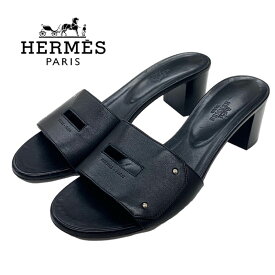 エルメス HERMES サンダル ミュール ヴェリー レザー ブラック ギフト プレゼント 送料無料