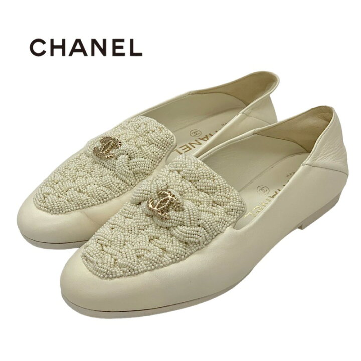 楽天市場】シャネル CHANEL フラットシューズ ローファー 靴 シューズ 