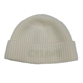 セリーヌ CELINE ニットキャップ ニット帽 帽子 ロゴ ウール ホワイト ユニセックス ギフト プレゼント 送料無料