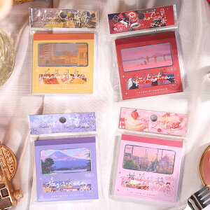 【30枚】 travelステッカーブック 紙モノ 海外シール コラージュ素材 素材 レトロ 自然 風景 韓国 シール ステッカー トレカ デコ チェキ 写真 雑貨 文具 文房具 韓国雑貨 手帳 ダイアリー コラ