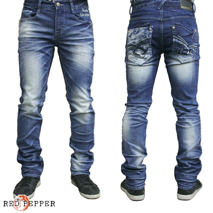 楽天市場 Red Pepper レッドペッパージーンズ メンズ セミストレートデニム ストレッチ No Rj32 正規品 メンズ大きいサイズ 韓国デニム ジーパン パンツ レディース お買い得 バーゲン セール 激安 特価 デニム 香水 ジュエリーtifose