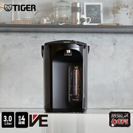 タイガー 蒸気レス 電気ポット 3.0L PIS-A30NT ブラウン タイガー魔法瓶 電気まほうびん コードレス 節電 省エネ とく子 送料無料