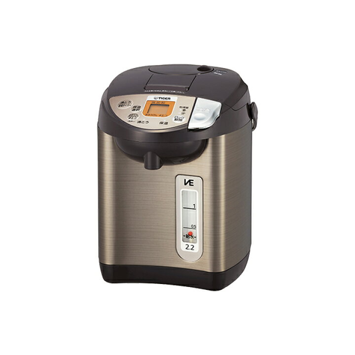 楽天市場】タイガー 蒸気レス VE電気ポット とく子さん 2.2L PIW-A220T 