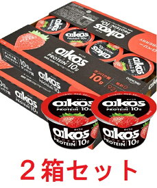 【2箱セット】ダノン　オイコス　ヨーグルト ストロベリー 12個x2（冷蔵品） コストコ