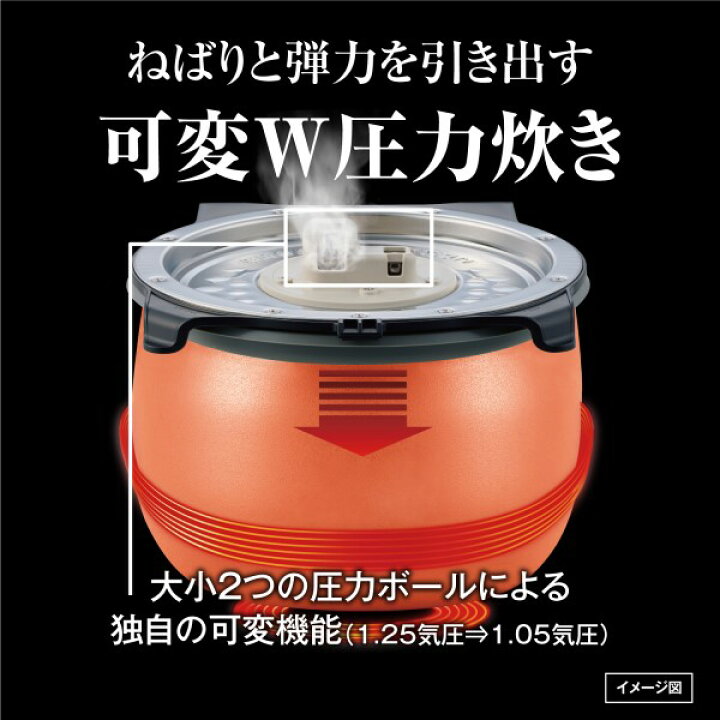 楽天市場】【タイガー魔法瓶 楽天市場店】 ご泡火炊き 炊飯器 圧力 IH 