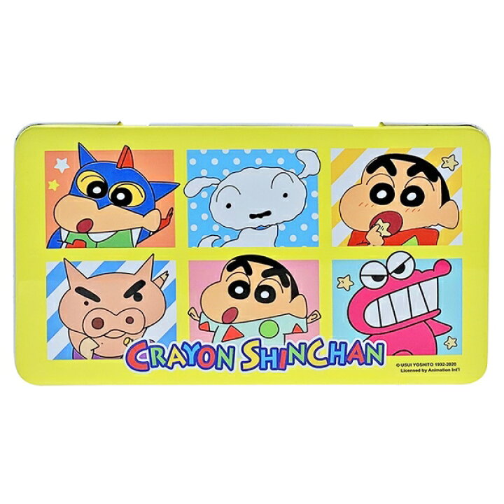 楽天市場 クレヨンしんちゃん 缶入１２色色鉛筆 文具 キャラクター 絵画 お絵描き ぬりえ ギフト 誕生日 子ども会 施設 子供会 保育園 幼稚園 景品 イベント お祭り プレゼント 人気 色柄指定不可 不良対応不可 タイガーキャットプラス