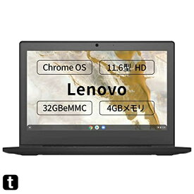 Lenovo Google Chromebook IdeaPad Slim 350i ノートパソコン (11.6インチ HD Celeron N4020 4GB 32GB eMMC 日本語キーボード) ブラック 82BA002CJP【Chr