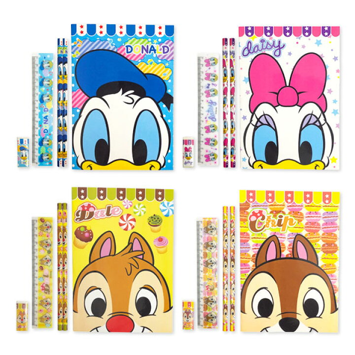 楽天市場】ディズニー BIGメモ5点文具セット{ 文具 キャラクター 