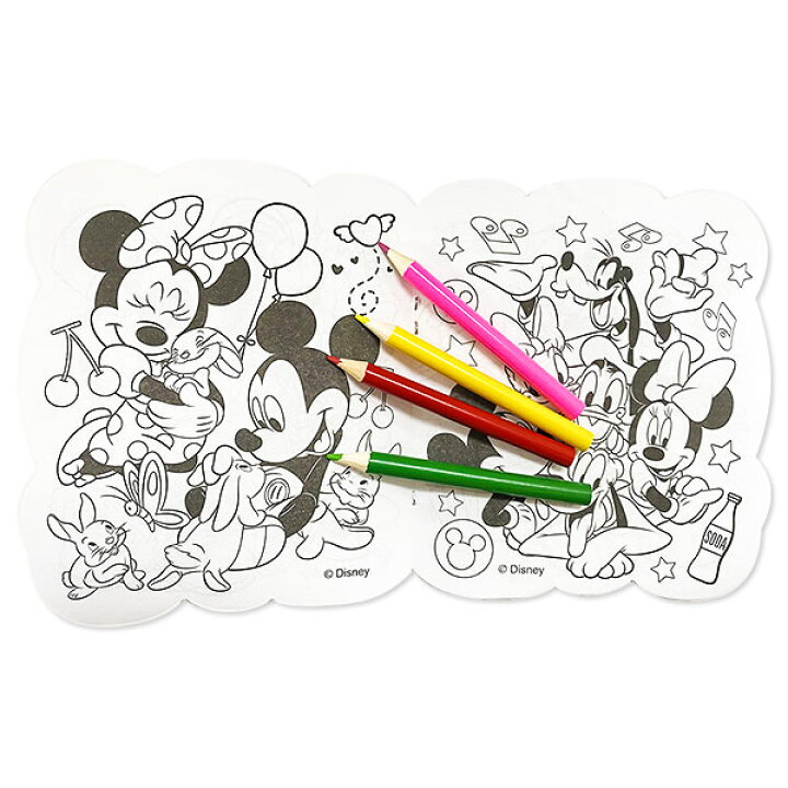 楽天市場】ディズニー ぬりえセット{ 文具 キャラクター ギフト 誕生日 